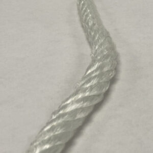 Cuerda tejida redonda de fibra de vidrio